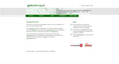 Desktop Screenshot of geokodierung.de